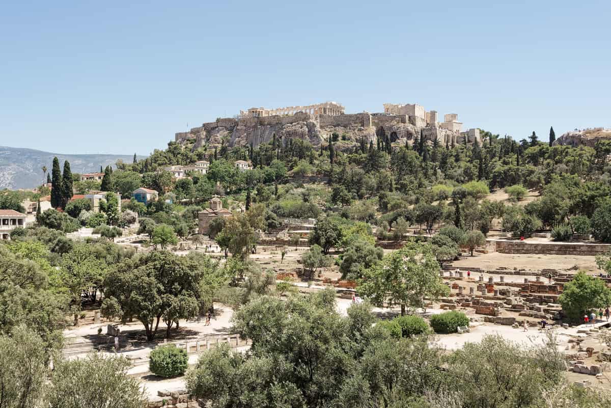 An Acropolis tour sees the Acropolis of Athens from the Ancient Agora