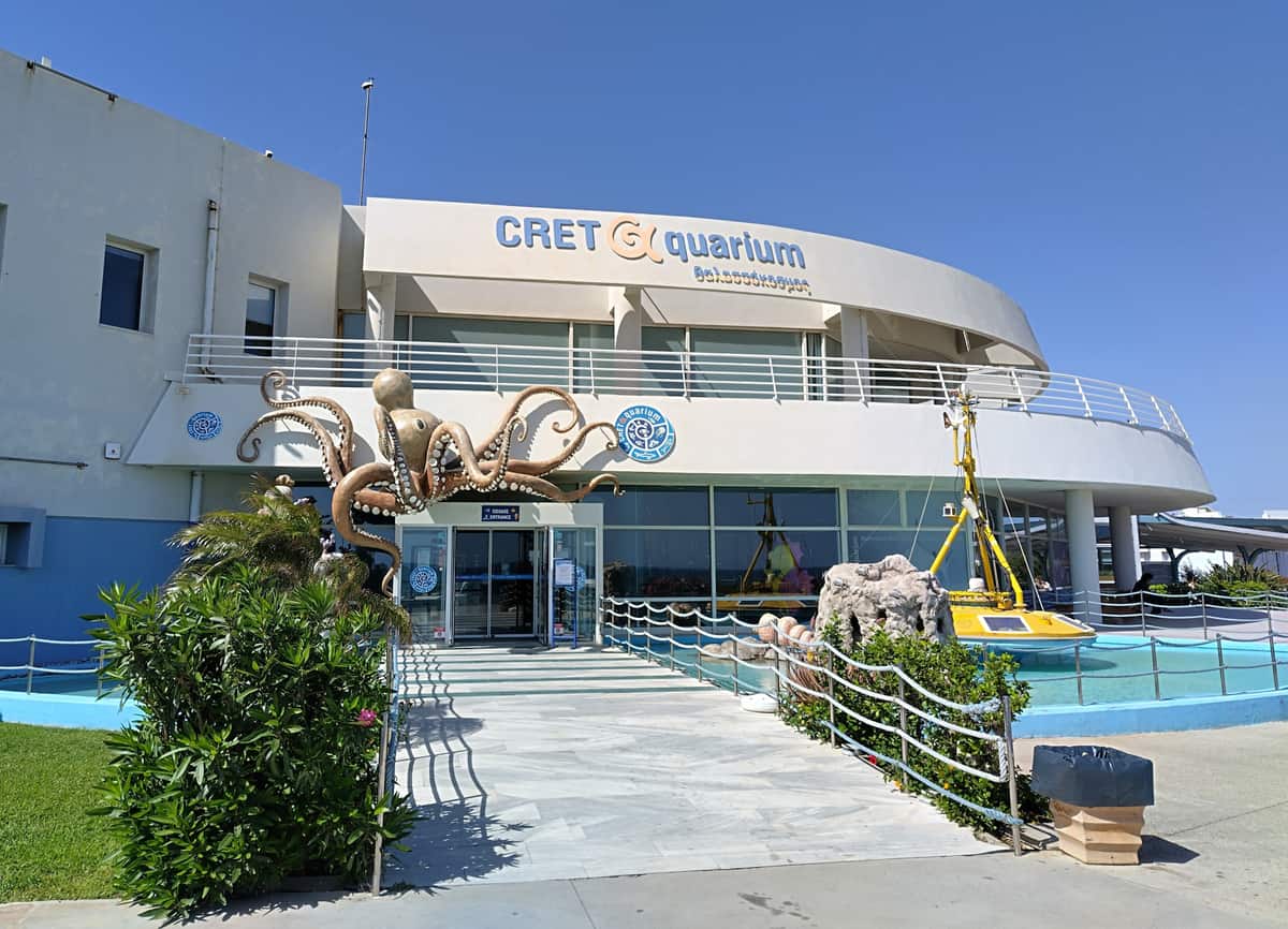 Cretaquarium tickets are used at the aquarium entrance in Gournes, Crete