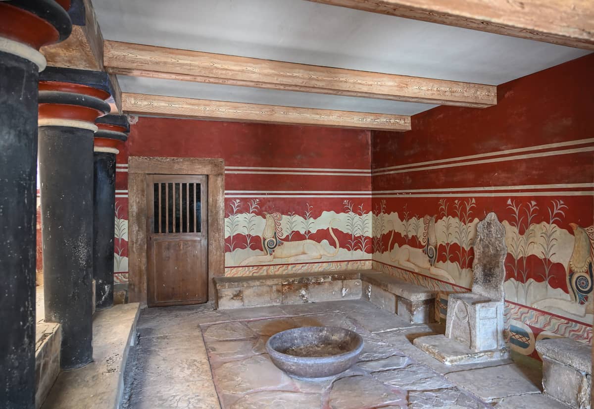 Knossos tickets include the throne room of the Palace of Knossos