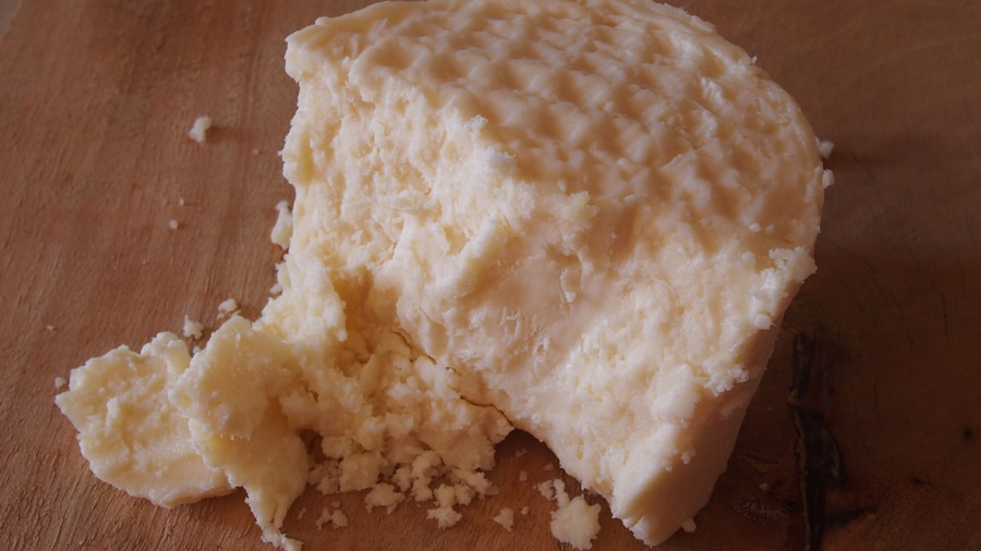 A Mykonos food tour tastes kopanisti, the soft and peppery cheese of the Cyclades